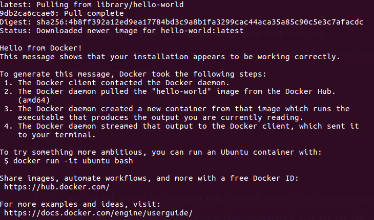 Docker Hello World